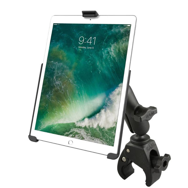RAM EZ-Roll'r Holder for iPad Air 3 and Pro 10.5 with Mounting Options With Tough-Claw Clamp Mounts by RAM Mount | Downunder Pilot Shop