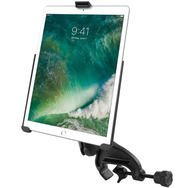 RAM EZ-Roll'r Holder for iPad Air 3 and Pro 10.5 with Mounting Options With Yoke Clamp Mounts by RAM Mount | Downunder Pilot Shop