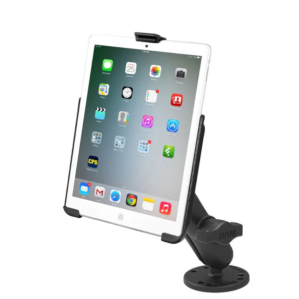 RAM EZ-Roll'r Holder for iPad Mini 1-3 with Mounting Options With Screw Down Mount Mounts by RAM Mount | Downunder Pilot Shop