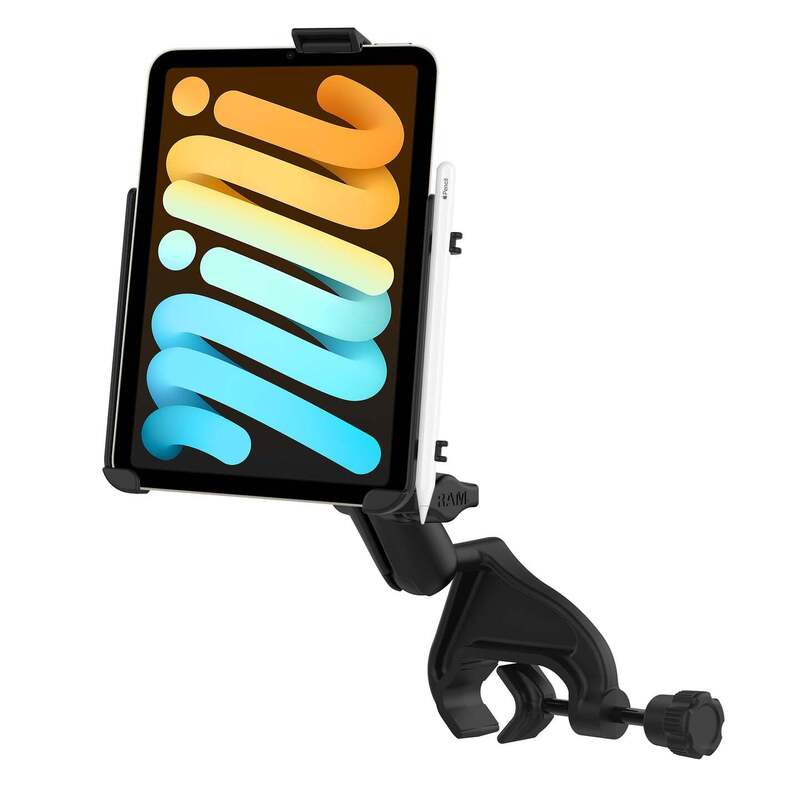 RAM EZ-Roll'r Holder for iPad Mini 6 with Mounting Options With Yoke Clamp Mounts by RAM Mount | Downunder Pilot Shop