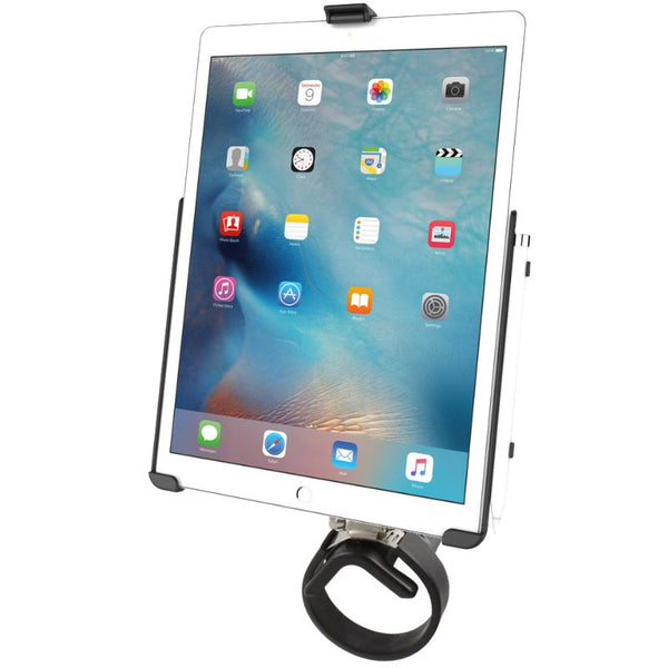 RAM EZ-Roll'r Holder for iPad Pro 12.9 1st & 2nd Gen with Mounting Options With Large Strap Hose Clamp Mounts by RAM Mount | Downunder Pilot Shop