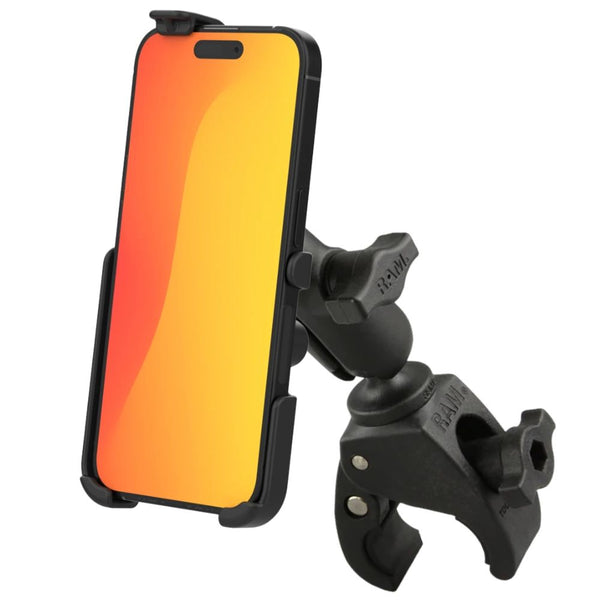 RAM Form-Fit Holder for iPhone 13, 13 Pro, 14, 14 Pro, 15 & 16 With Mounting Options