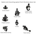 RAM Form-Fit Holder for iPhone 13, 13 Pro, 14, 14 Pro, 15 & 16 With Mounting Options