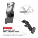 RAM Form-Fit Holder for iPhone 14 Plus/Pro Max, 15 Plus & 16 Plus