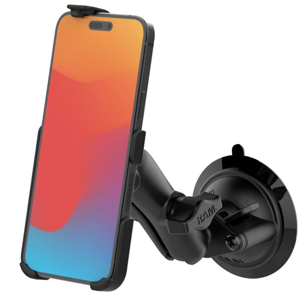 RAM Form-Fit Holder for iPhone 14 Plus/Pro Max, 15 Plus & 16 Plus With Mounting Options