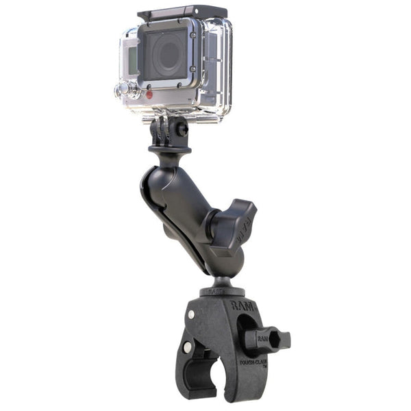 RAM GoPro Universal Ball Adapter with Mounting Options With Tough-Claw Clamp Mounts by RAM Mount | Downunder Pilot Shop