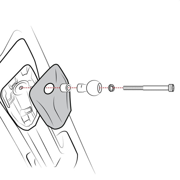 RAM Grab Handle M6 Bolt Replacement Kit with Ball Base Vehicle Mounts by RAM Mount | Downunder Pilot Shop