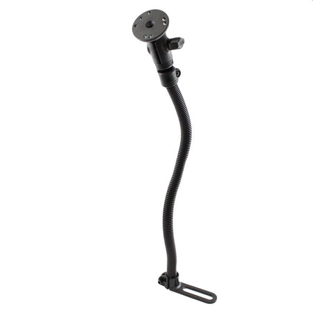 RAM POD I Universal No Drill Vehicle Floor Mount with 18" Rigid Aluminium Rod & Round Base Vehicle Mounts by RAM Mount | Downunder Pilot Shop