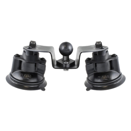 RAM Twist-Lock Dual Pivot Suction Cup Base with 1" Ball Mounts by RAM Mount | Downunder Pilot Shop