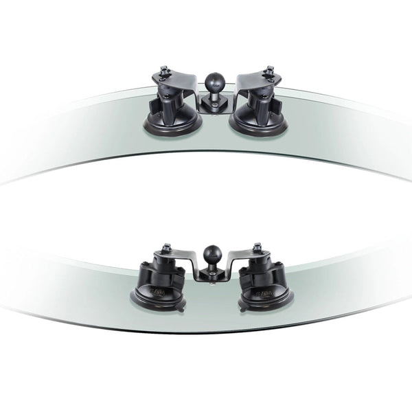 RAM Twist-Lock Dual Pivot Suction Cup Base with 1