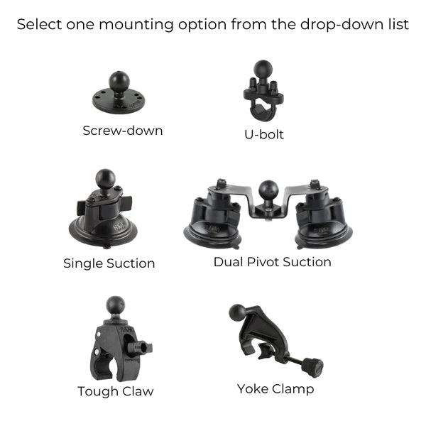 RAM X-Grip for Large 9"-10" Tablets with Mounting Options Mounts by RAM Mount | Downunder Pilot Shop