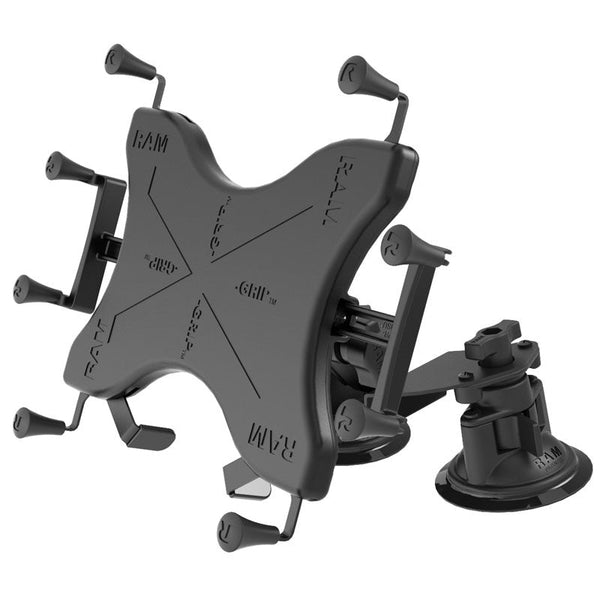 RAM X-Grip for Large 9"-10" Tablets with Mounting Options With Dual Pivot Suction Cups Mounts by RAM Mount | Downunder Pilot Shop
