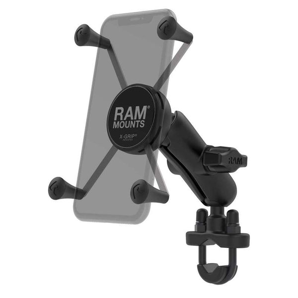 RAM X-Grip for Large Smartphones with Mounting Options With Handlebar U-Bolt Mounts by RAM Mount | Downunder Pilot Shop