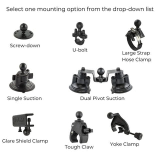 RAM X-Grip for Small 7-8" Tablets with Mounting Options Mounts by RAM Mount | Downunder Pilot Shop