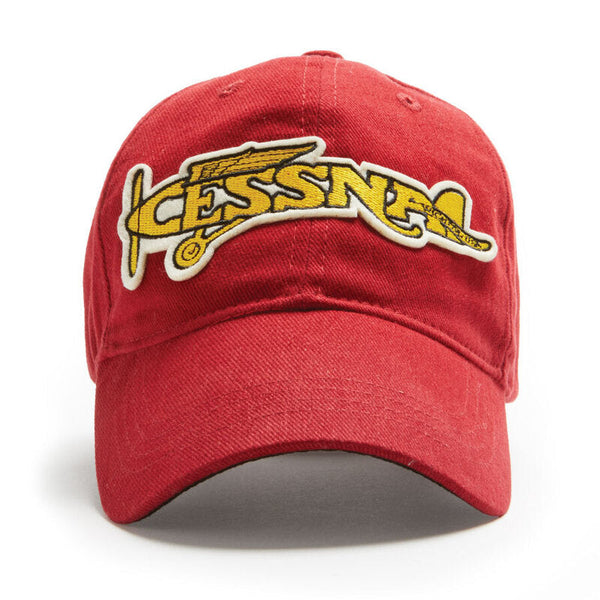 Red Canoe Cessna Plane Cap - Heritage Red Caps by Red Canoe | Downunder Pilot Shop