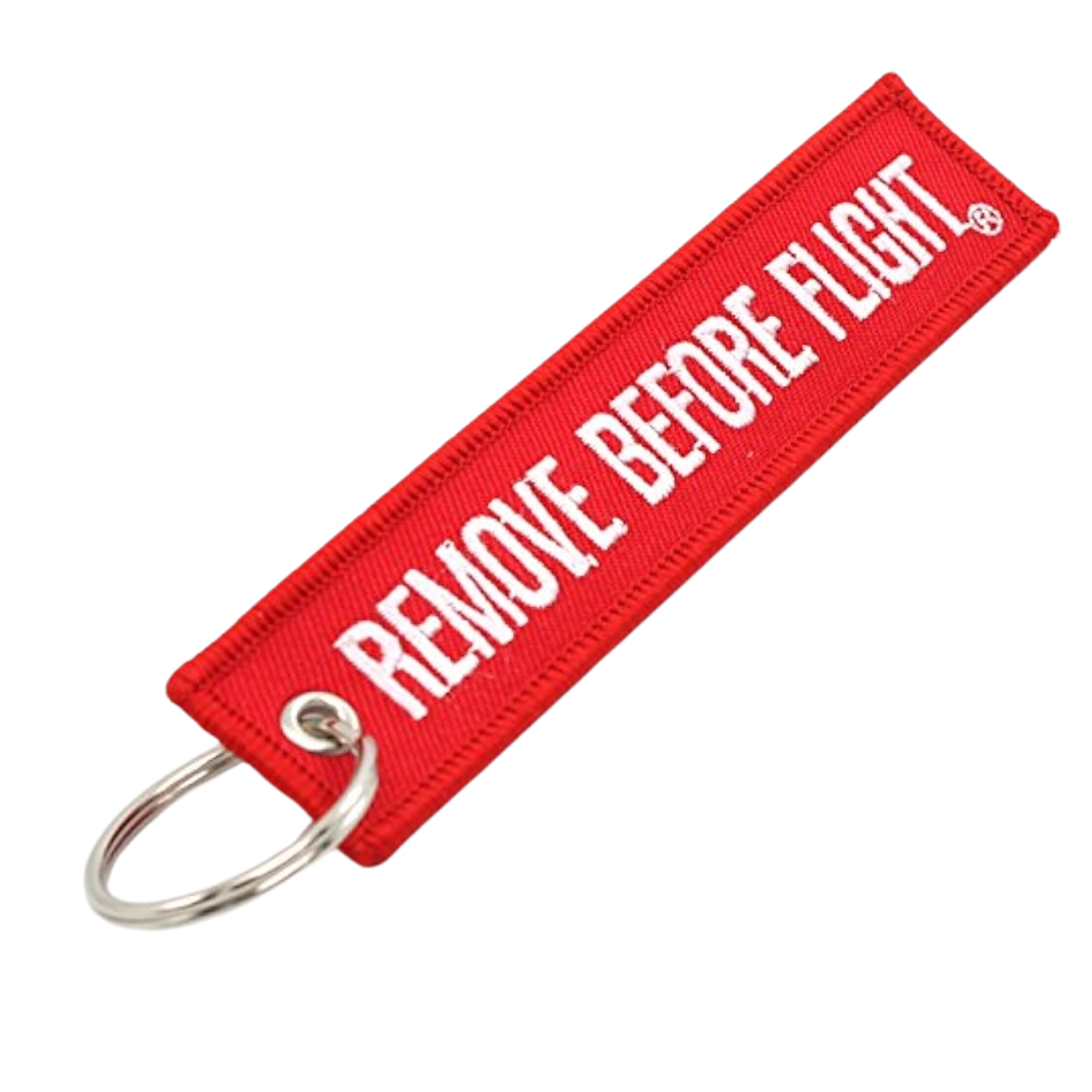 Remove Before Flight Keychain