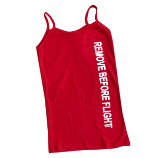 Remove Before Flight Spaghetti Top Underwear by Kai Aviation | Downunder Pilot Shop