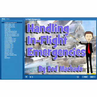 Rod Machado’s Handling In-flight Emergencies - FAA eLearning Course Books by Rod Machado | Downunder Pilot Shop