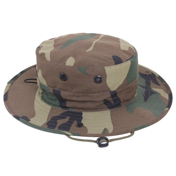 Rothco Adjustable Boonie Hat - Woodland Camo Caps by Rothco | Downunder Pilot Shop