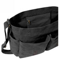 Rothco HW Canvas Vintage Messenger Bag - Black Shoulder Bags by Rothco | Downunder Pilot Shop