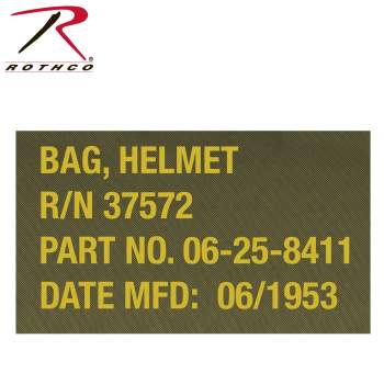 Rothco Printed Flyers Helmet Bag Helmet Bags by Rothco | Downunder Pilot Shop