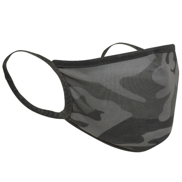 Rothco Reusable 3-Layer Face Mask - Black Camo (S/M) Face Masks by Rothco | Downunder Pilot Shop