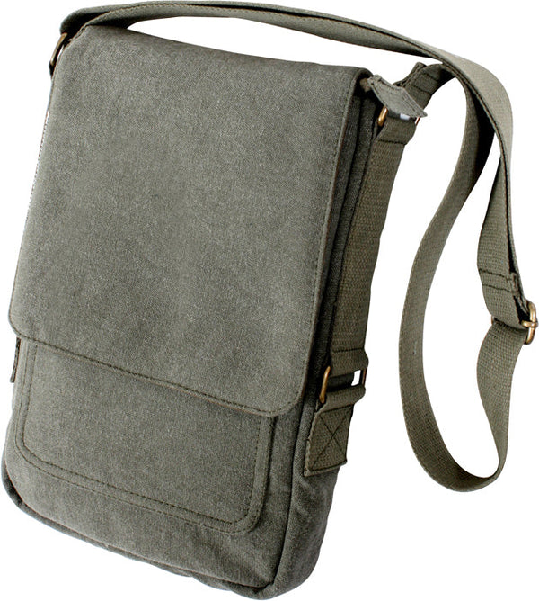 Rothco Vintage Canvas Military Tech Bag - Olive-Rothco-Downunder Pilot Shop