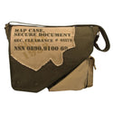 Rothco Vintage Messenger Canvas Imprinted Map Bag - Olive Shoulder Bags by Rothco | Downunder Pilot Shop