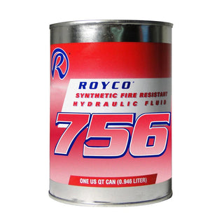 ROYCO 756 Hydraulic Fluid - 1 Quart Aircraft Fluids by ROYCO | Downunder Pilot Shop