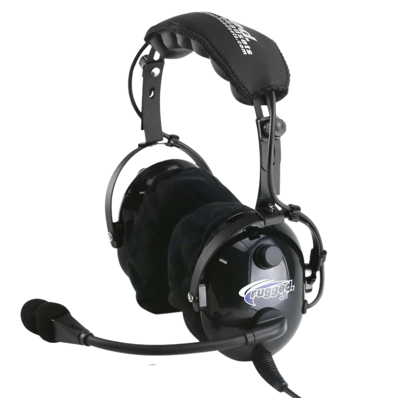 Rugged Air RA900 - Fixed Wing Pilot Headset | Pilot Shop