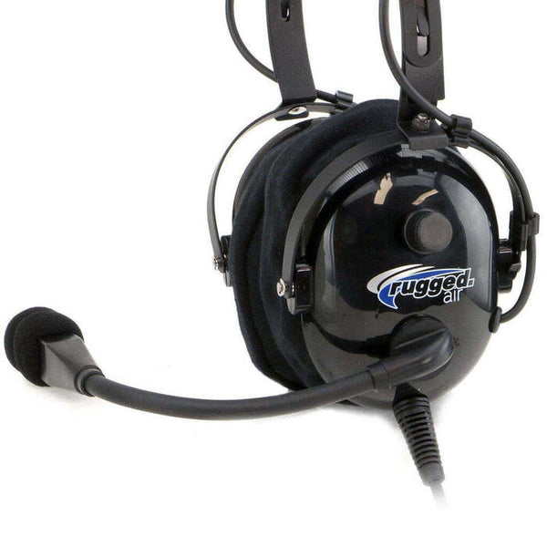 Rugged Air RA900 General Aviation Instructor Pilot Headset with PTT Headsets by Rugged Air | Downunder Pilot Shop