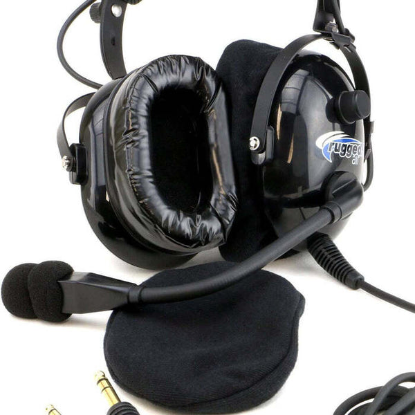 Rugged Air RA900 General Aviation Instructor Pilot Headset with PTT Headsets by Rugged Air | Downunder Pilot Shop