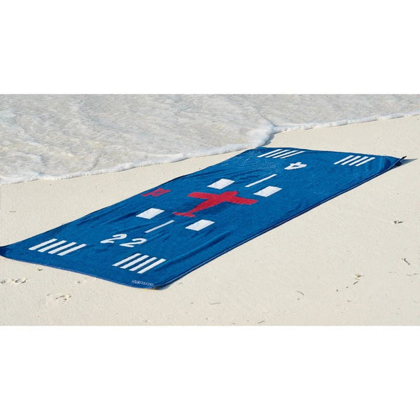 Runway Beach Towel Beach Towel by Sporty's | Downunder Pilot Shop
