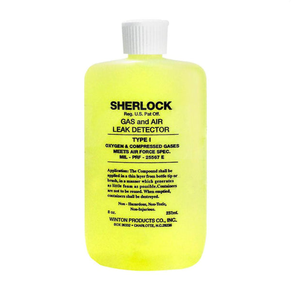 Sherlock Leak Detector Type 1 - Sec, 8oz Sealants by Winton Products | Downunder Pilot Shop