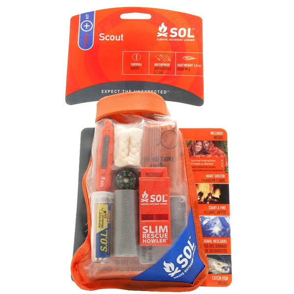 SOL Waterproof Scout Survival Kit Survival Gear by S.O.L. Survive Outdoors Longer | Downunder Pilot Shop