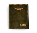 Sparrowhawk New Zealand CAA Logbook with Licence and Medical Certificate Wallet Combo - Nubuck and Hand Finished Leather-Sparrowhawk-Downunder Pilot Shop