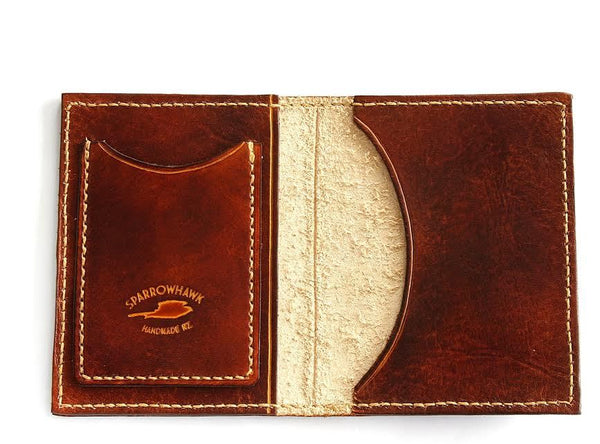 Sparrowhawk (New Zealand) Pilot's Licence & Medical Certificate Wallet - Brown-Sparrowhawk-Downunder Pilot Shop