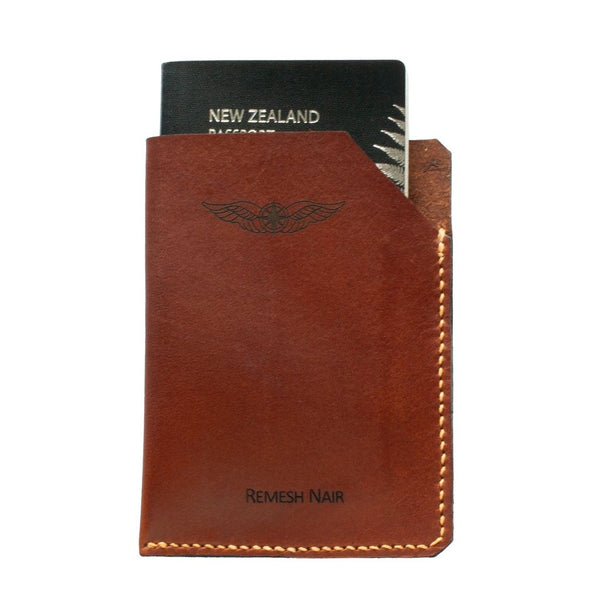 Sparrowhawk Passport Wallet - Aniline-Sparrowhawk-Downunder Pilot Shop