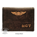 Sparrowhawk Pilot Cross Card Wallet Antique Black Wallets & Licence Holders by Sparrowhawk | Downunder Pilot Shop