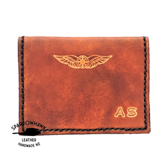 Sparrowhawk Pilot Cross Card Wallet Tan Wallets & Licence Holders by Sparrowhawk | Downunder Pilot Shop