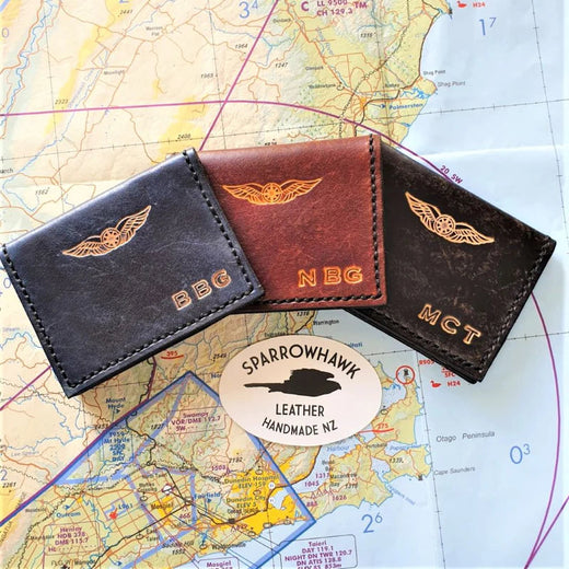 Sparrowhawk Pilot Cross Card Wallet Wallets & Licence Holders by Sparrowhawk | Downunder Pilot Shop
