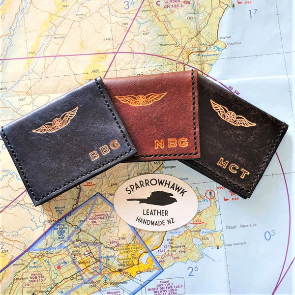 Sparrowhawk Pilot Cross Card Wallet Wallets & Licence Holders by Sparrowhawk | Downunder Pilot Shop