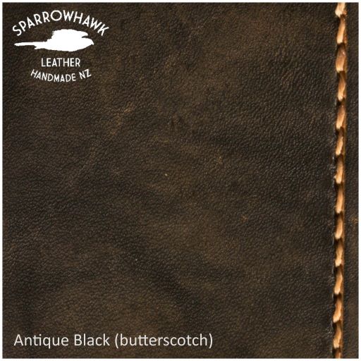 Sparrowhawk Pilot Leather Mouse Pad with Wings - Butterscotch Back Antique Black Mousepads by Sparrowhawk | Downunder Pilot Shop