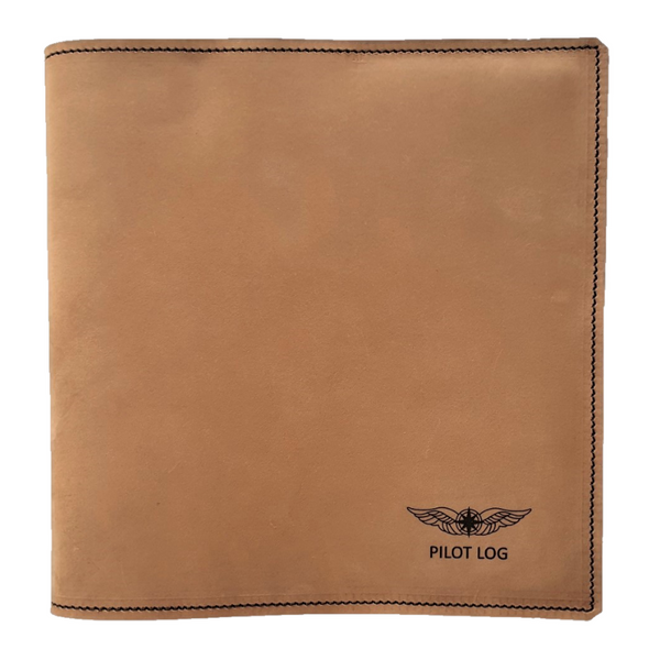 Sparrowhawk Pilots Nubuck Leather Logbook Cover Log Book Covers by Sparrowhawk | Downunder Pilot Shop