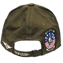 TOP GUN Cap with Patches - Olive Caps by TOP GUN | Downunder Pilot Shop