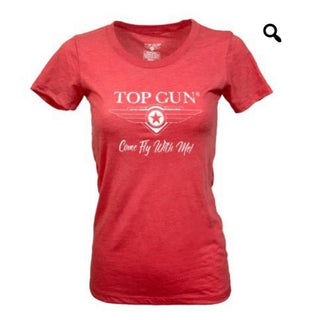 TOP Gun “Come Fly With Me” Ultra-soft Logo Tee - XXL T-Shirts by TOP GUN | Downunder Pilot Shop