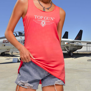 TOP GUN Ultra-Soft Logo Women's Tank Top T-Shirts by TOP GUN | Downunder Pilot Shop