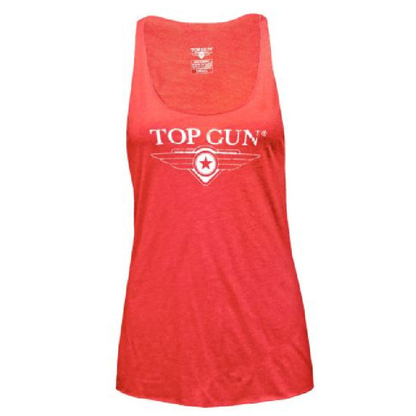 TOP GUN Ultra-Soft Logo Women's Tank Top T-Shirts by TOP GUN | Downunder Pilot Shop