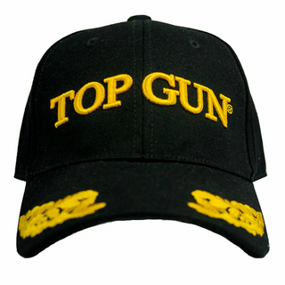 TOP GUN Wings Cap - Black | Downunder Pilot Shop
