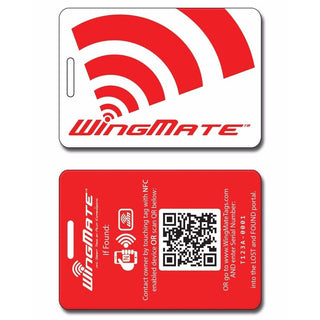 WingMate Traveler Smart Luggage Tag - Red Luggage Tags by WingMate | Downunder Pilot Shop